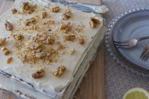 Carrot Cake with orange zest icing