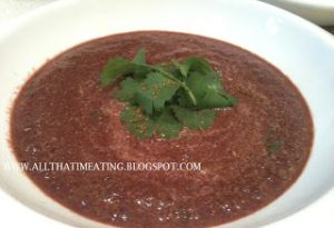 purple carrot soup