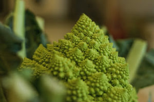 farmers market vegetables - romanesco cauliflower