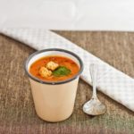 Carrot and Orange Gazpacho - finished