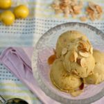 Greengage and Almond Ice Cream