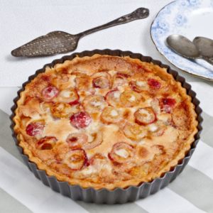 Heritage Cherry Tart - baked