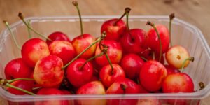 Heritage Cherries from the market