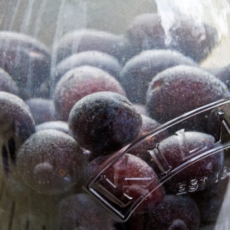 Damson Gin - steeping