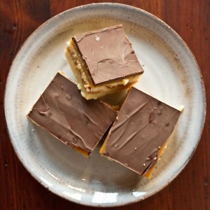 Zillionaires Shortbread in squares