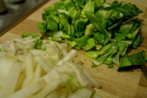 chopped chard