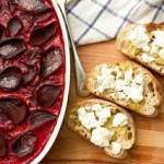 beetroot gratin with goat's cheese crostini