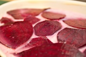 beetroot gratin