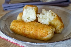 feta and mint potato croquettes