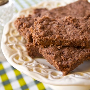 chocolate and coffee shortbread