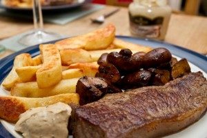 Maille Steak and Chips