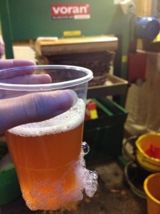 Ciderniks apple juice from the cider press