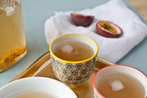 passion fruit and jasmine iced tea