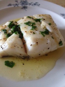 Butter and Parsley with Skrei Cod