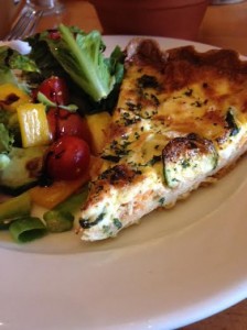 Salmon and Courgette Quiche from The Goodlife Farm Shop