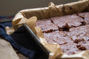 brownies with orange and hazelnut