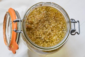 homemade elderflower and lemongrass cordial