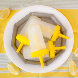 Elderflower and Lemon Ice Lollies