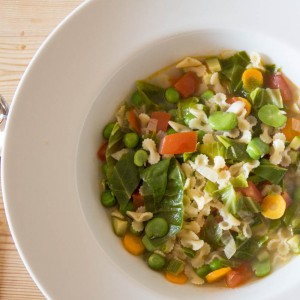 summer vegetable minestrone