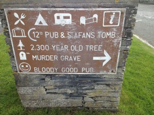 Welsh pub sign