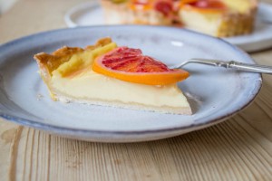 Slice of Blood Orange Tart