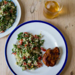 Eating Organic on a Budget - Harissa Lamb with Tabbouleh