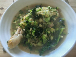 Eating Organic on a Budget - chicken minestrone