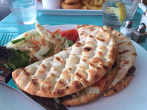 Coastal Bite, Westcliff-on-Sea - tuna flatbread