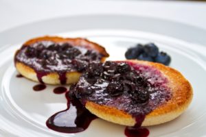Alternative Blueberry Muffins - close up