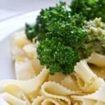 Broccoli Pesto - over pasta