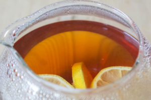 Lemon Iced Tea - brewing