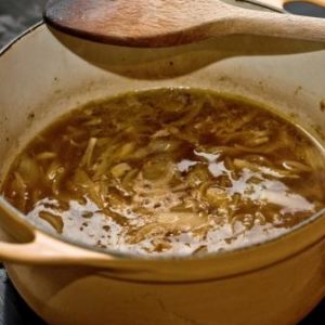French Onion Soup being cooked up