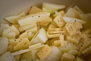 Vegetables for Cornish Pasties