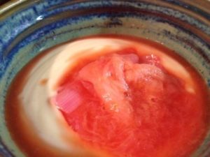 rhubarb and custard