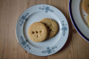 Granny's Oat Biscuits - on a plate