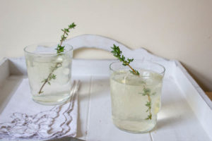 Lime, Thyme and Quince Gin Cocktail - ready to drink