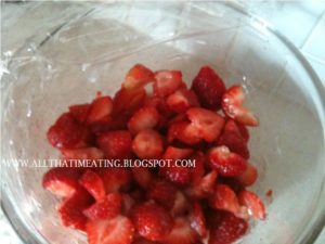 macerated strawberries