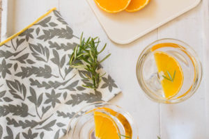 Orange and Rosemary Martini