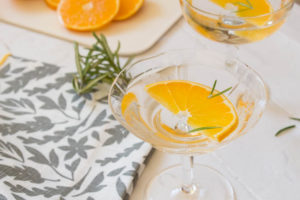 Orange and Rosemary Martini