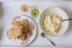 Spanish Fennel Biscuits with sherry and cheese