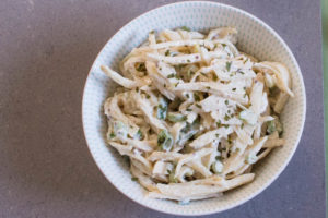 Horseradish Celeriac Remoulade - bird's eye