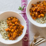 Squash and Chickpea Tagine with herby cous cous