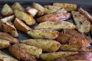 Ras-el-hanout spiced potato wedges