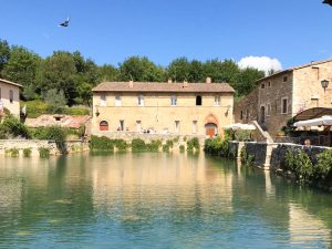 Bagno Vignoni and Italian spa town