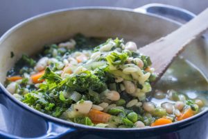 autumn minestrone full of vegtables