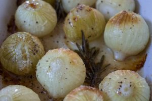 silverskin onions roasted
