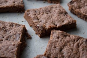 chocolate lemon and thyme shortbread