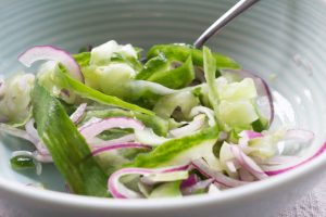 quick pickled cucumber salad