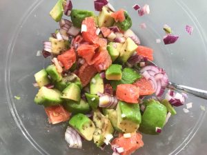 avocado grapefruit salad mix