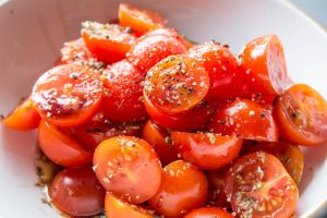 Oregano and Balsamic Tomatoes